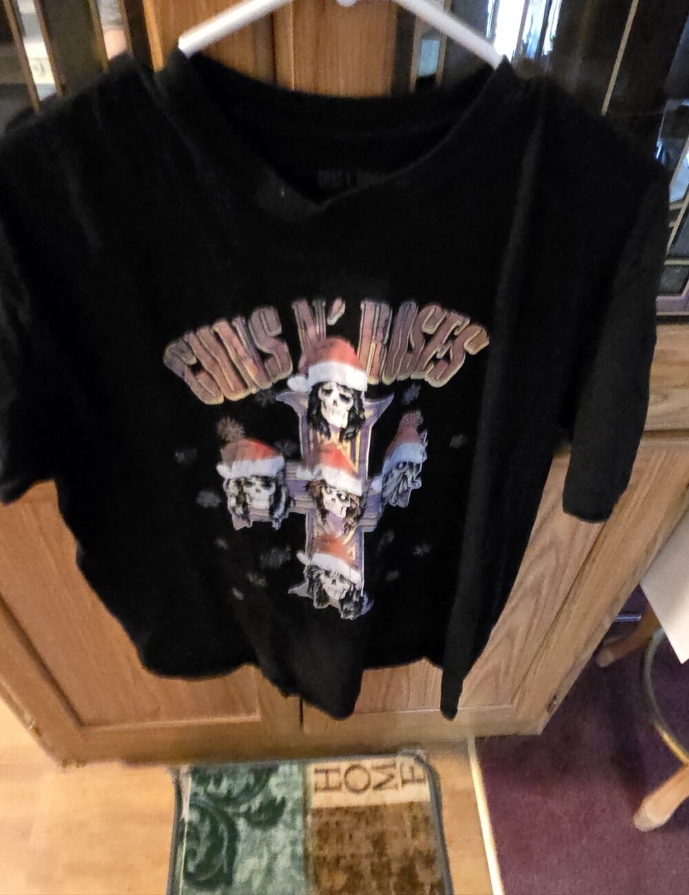 Guns N' Roses Black Graphic Holiday Tee